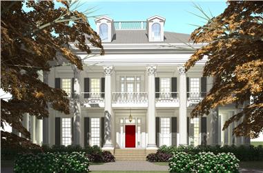 3-Bedroom, 4500 Sq Ft Traditional House Plan - 116-1097 - Front Exterior