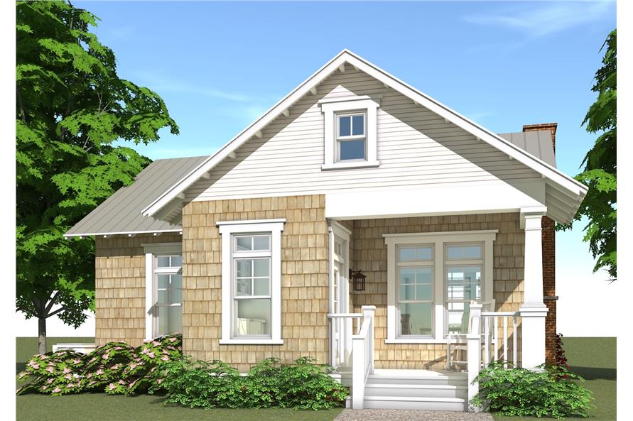 Porch of this 1-Bedroom, 841 Sq Ft Plan - 116-1103