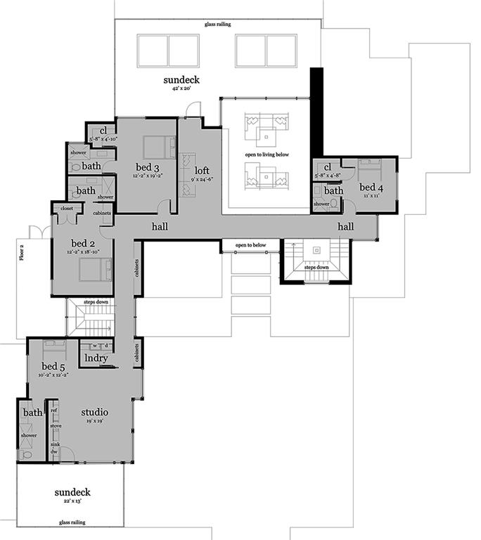 5 Bedroom Modern House Plan 5165 Sq Ft Plan 116 1106