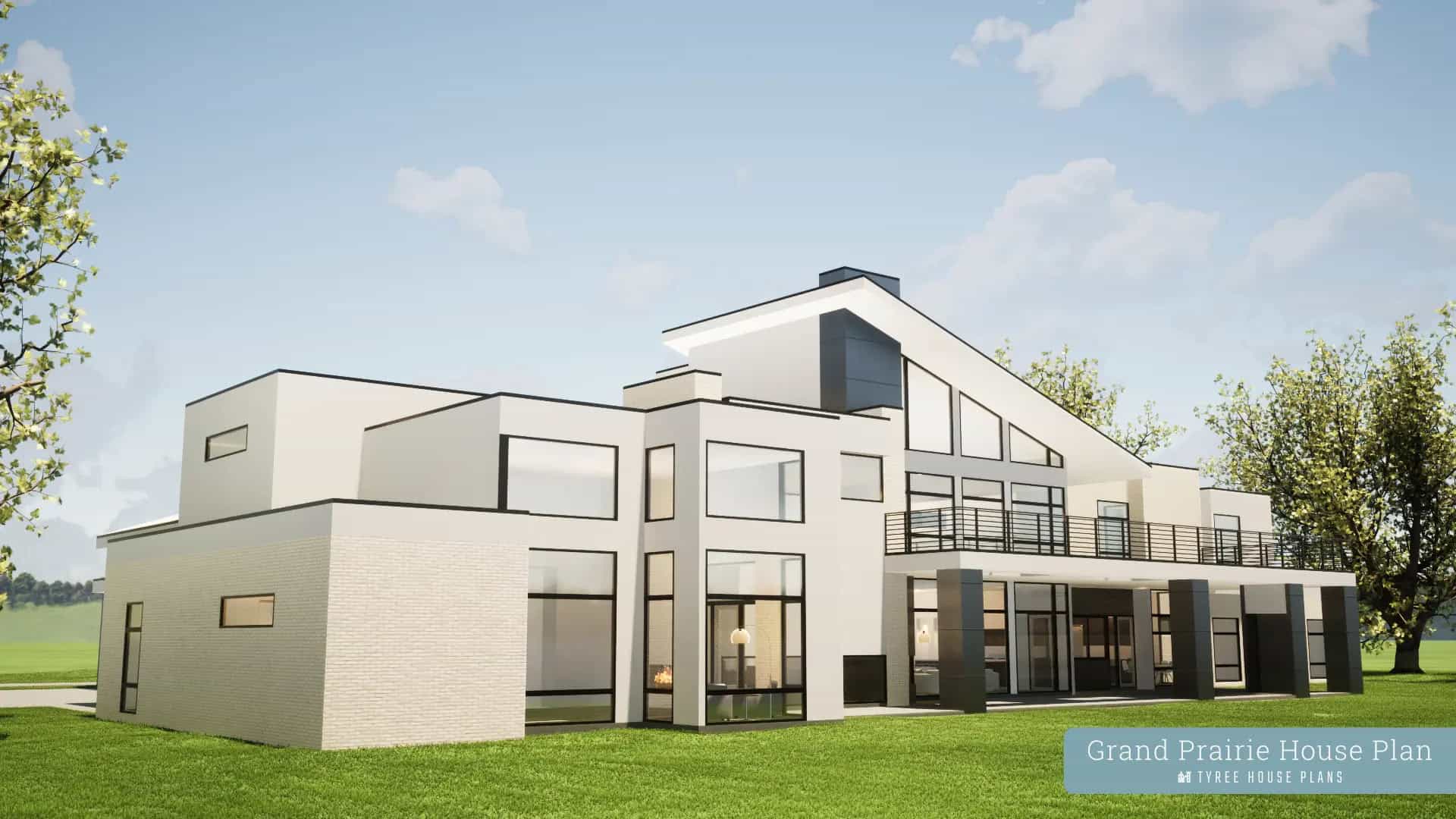 Rear View of this 7-Bedroom,12459 Sq Ft Plan -116-1130