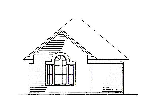 Front View of this 3-Bedroom, 2112 Sq Ft Plan - 117-1030