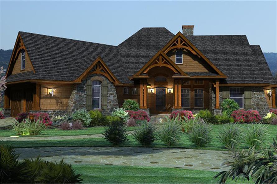 3 Bedrm, 2091 Sq Ft Ranch House Plan #117-1092