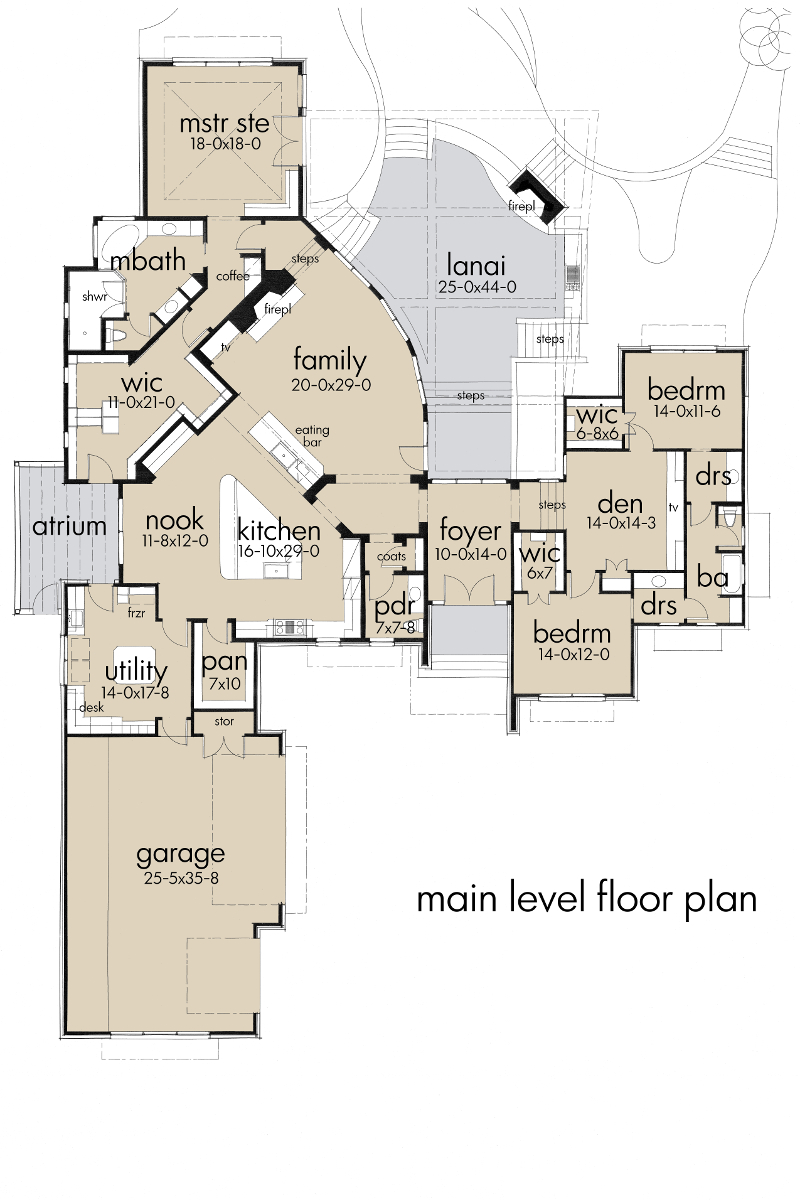 Florida Style House Plan 117 1097 3 Bedrm 3638 Sq Ft Florida Style House Plan 117 1097 3 Bedrm 3638 Sq Ft