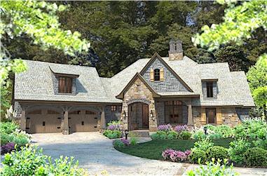 4-Bedroom, 2482 Sq Ft Cottage Home Plan - 117-1102 - Main Exterior