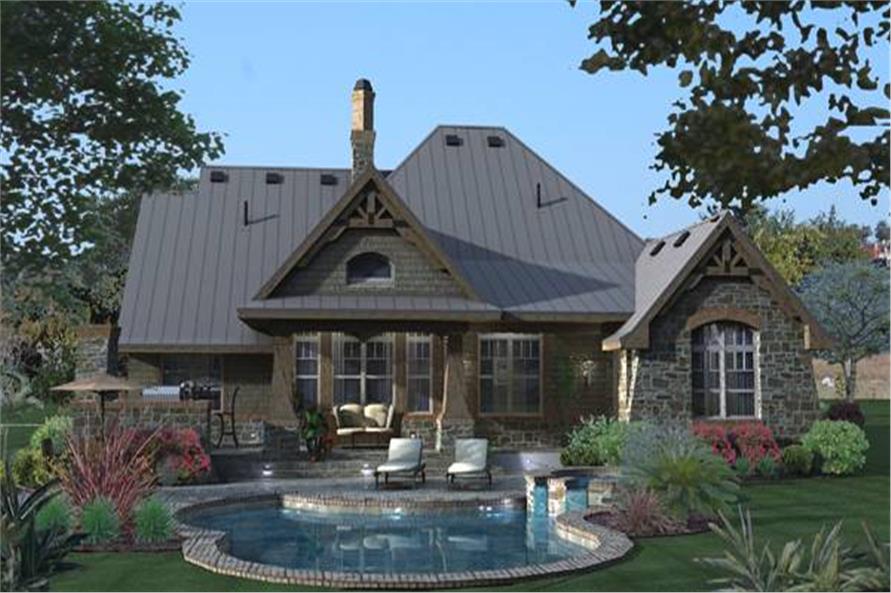 Pool of this 3-Bedroom, 2106 Sq Ft Plan - 117-1108