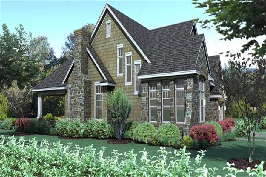 Right Side View of this 3-Bedroom, 2143 Sq Ft Plan - 117-1111
