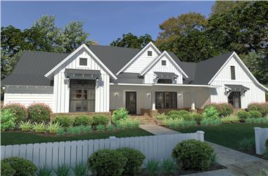 3-Bedroom, 2393 Sq Ft Cottage House Plan - 117-1125 - Front Exterior