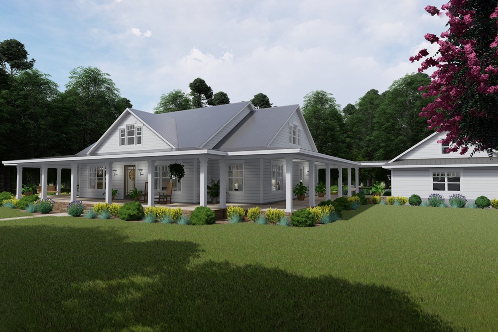 Front View of this 3-Bedroom, 2748 Sq Ft Plan - 117-1127