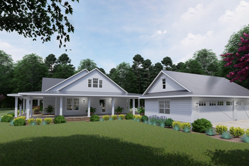 Right Side View of this 3-Bedroom, 2748 Sq Ft Plan - 117-1127