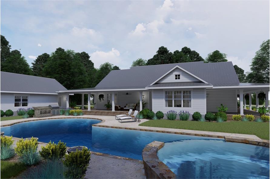 Pool of this 3-Bedroom, 2748 Sq Ft Plan - 117-1127