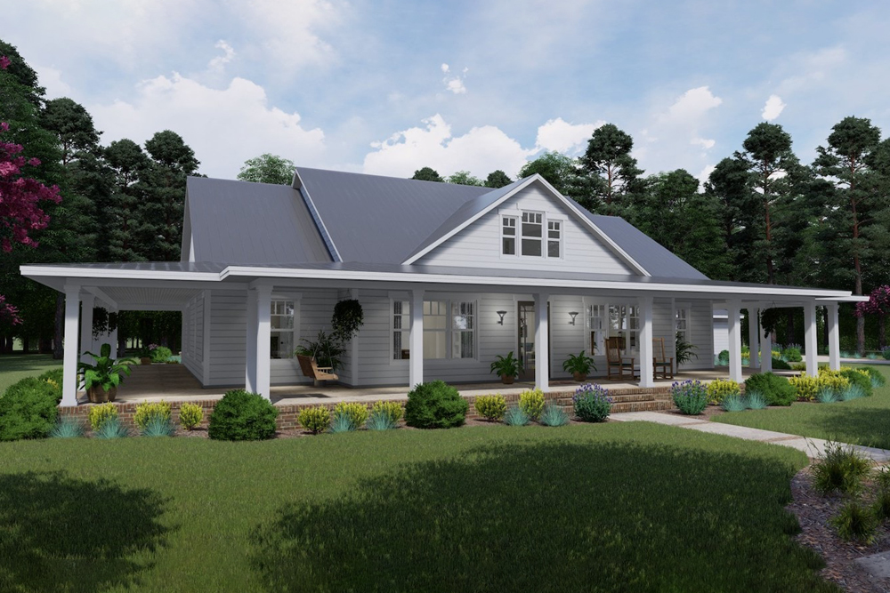 Front View of this 3-Bedroom, 2748 Sq Ft Plan - 117-1127