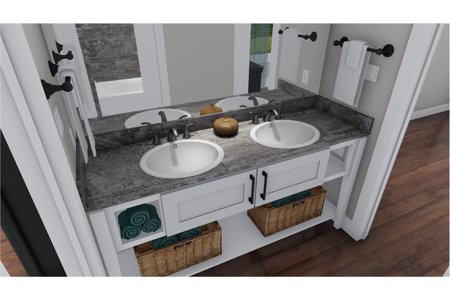 117-1128: Home Plan 3D Image-Bathroom