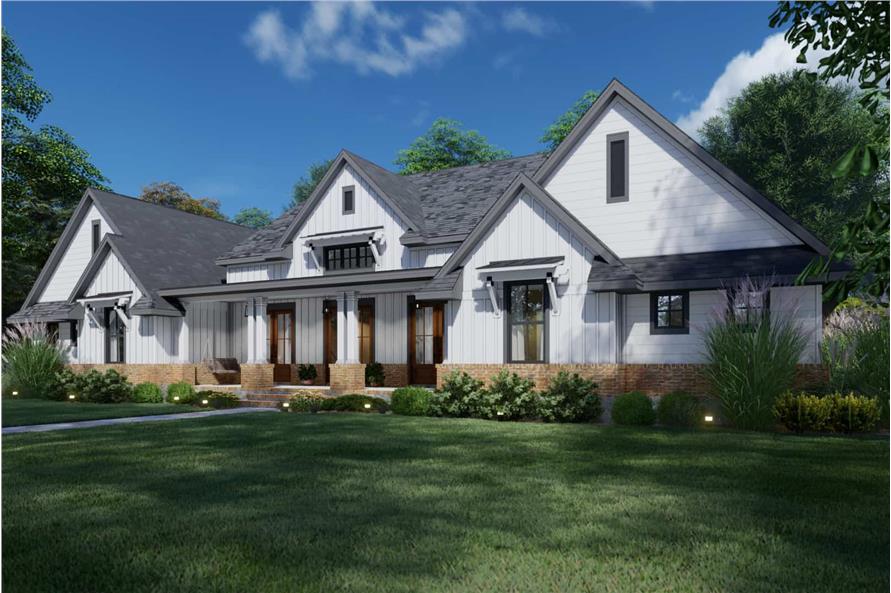Right View of this 4-Bedroom,3077 Sq Ft Plan -117-1142