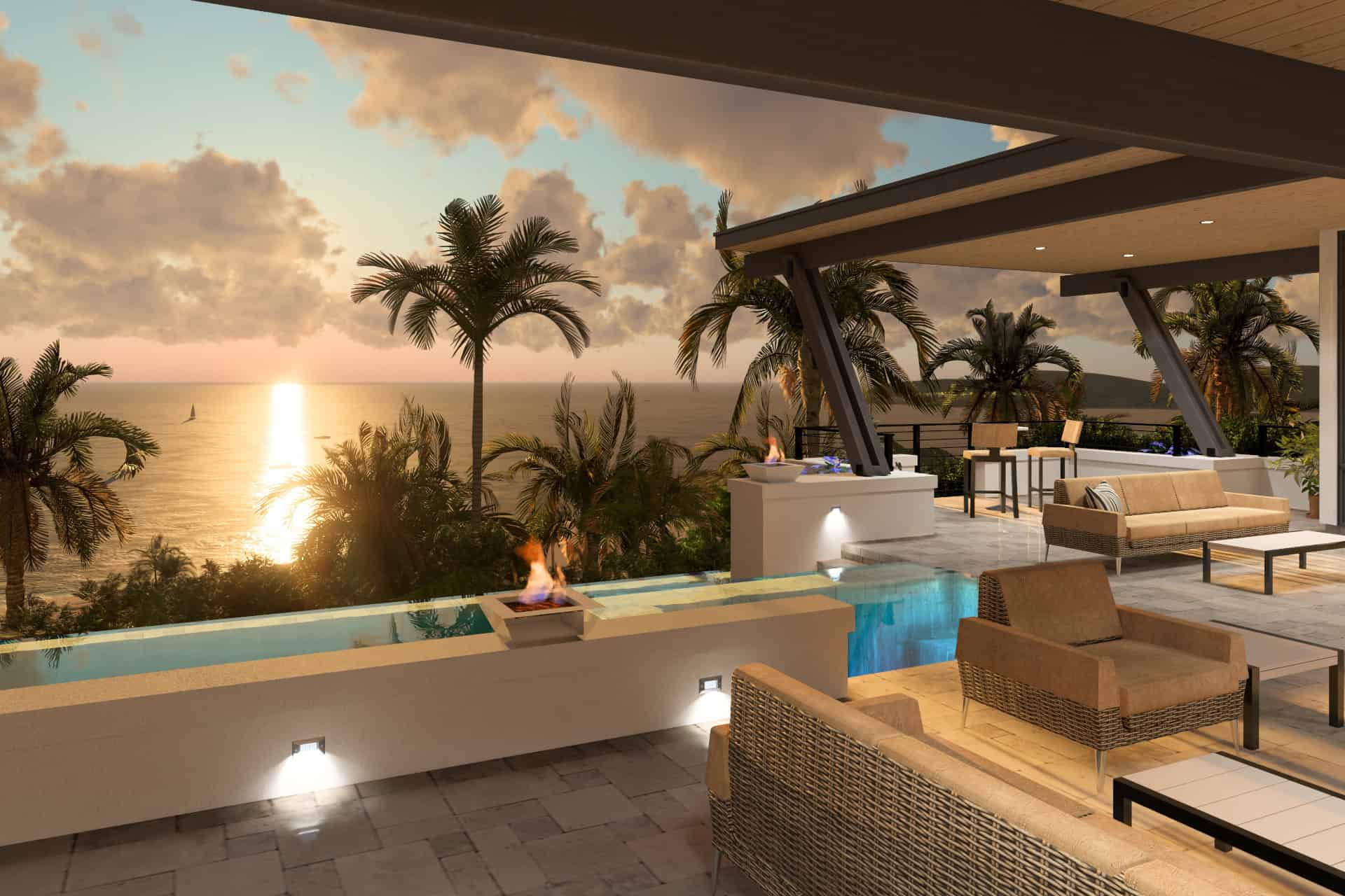 Pool of this 3-Bedroom,2490 Sq Ft Plan -117-1145