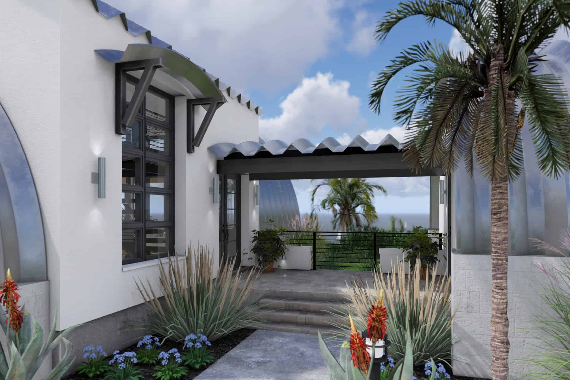 Front View of this 3-Bedroom,2490 Sq Ft Plan -117-1145