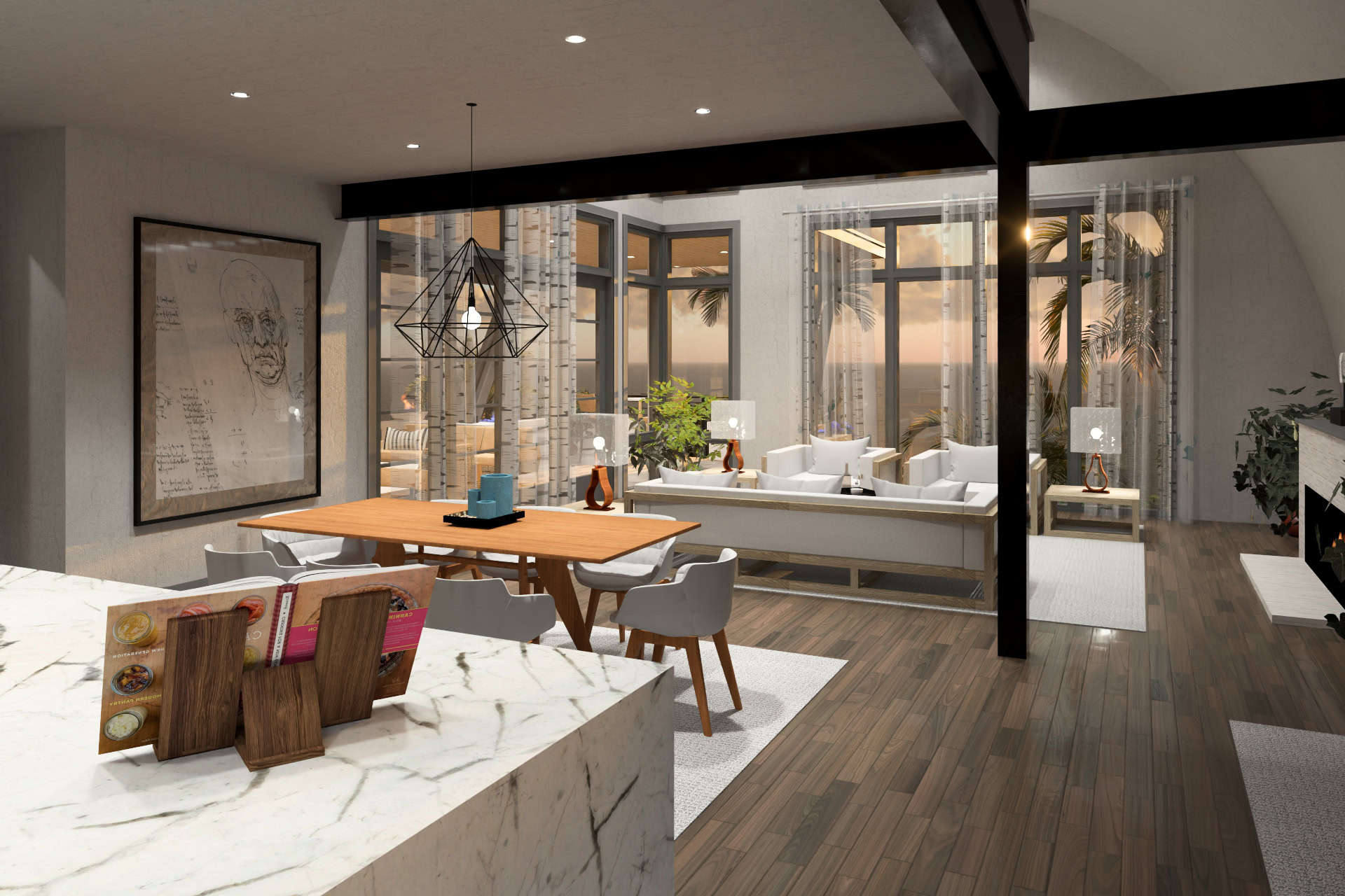 Great Room of this 3-Bedroom,2490 Sq Ft Plan -117-1145