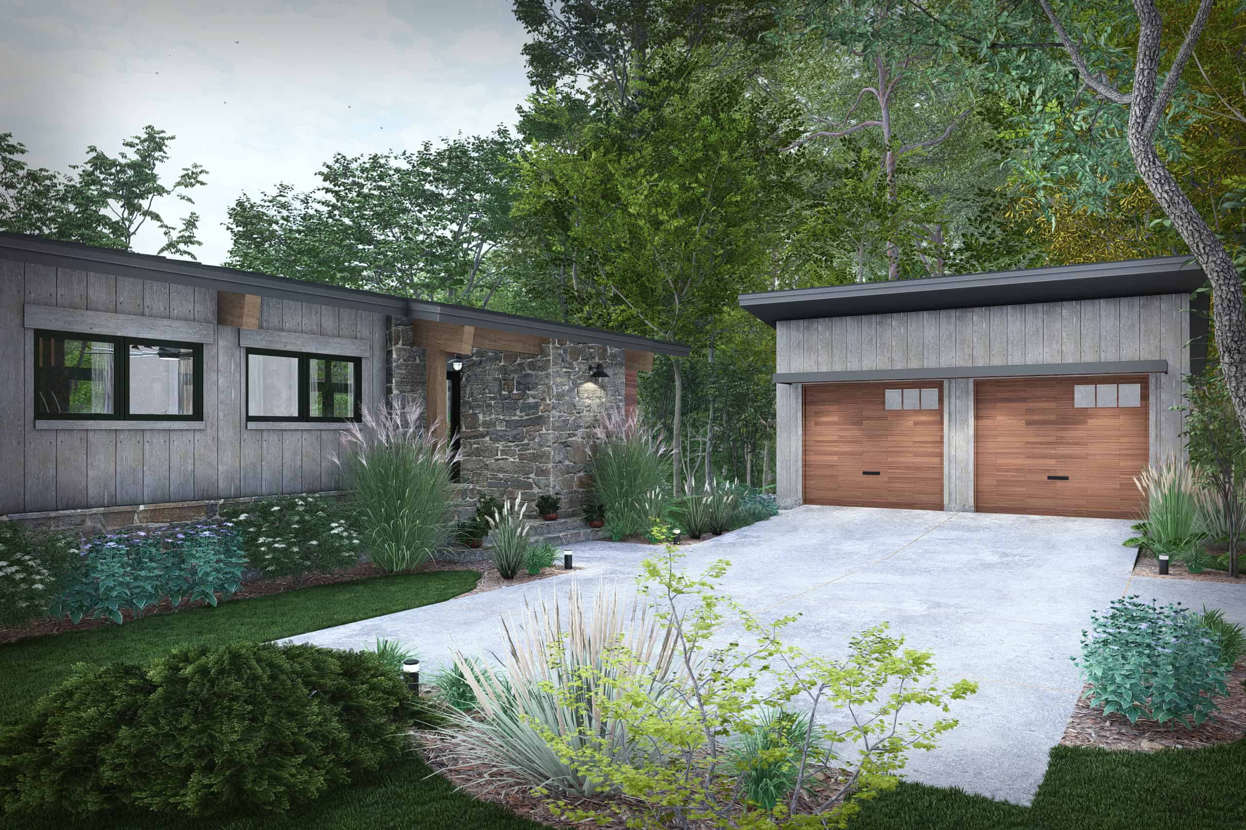 Front View of this 3-Bedroom,1550 Sq Ft Plan -117-1147