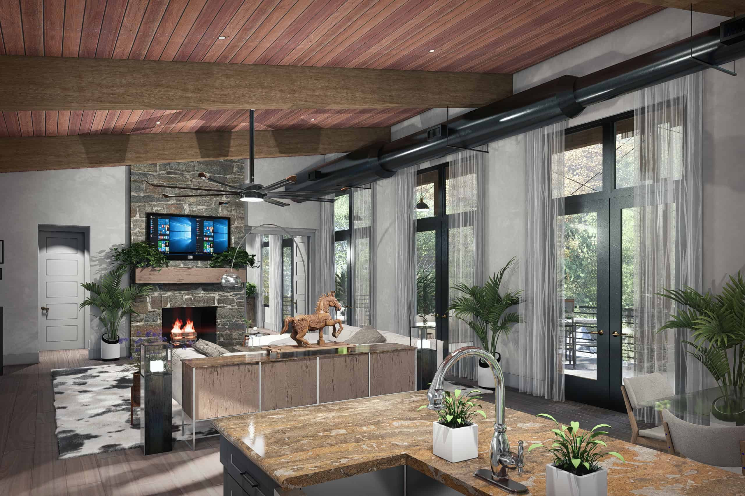 Great Room of this 3-Bedroom,1550 Sq Ft Plan -117-1147