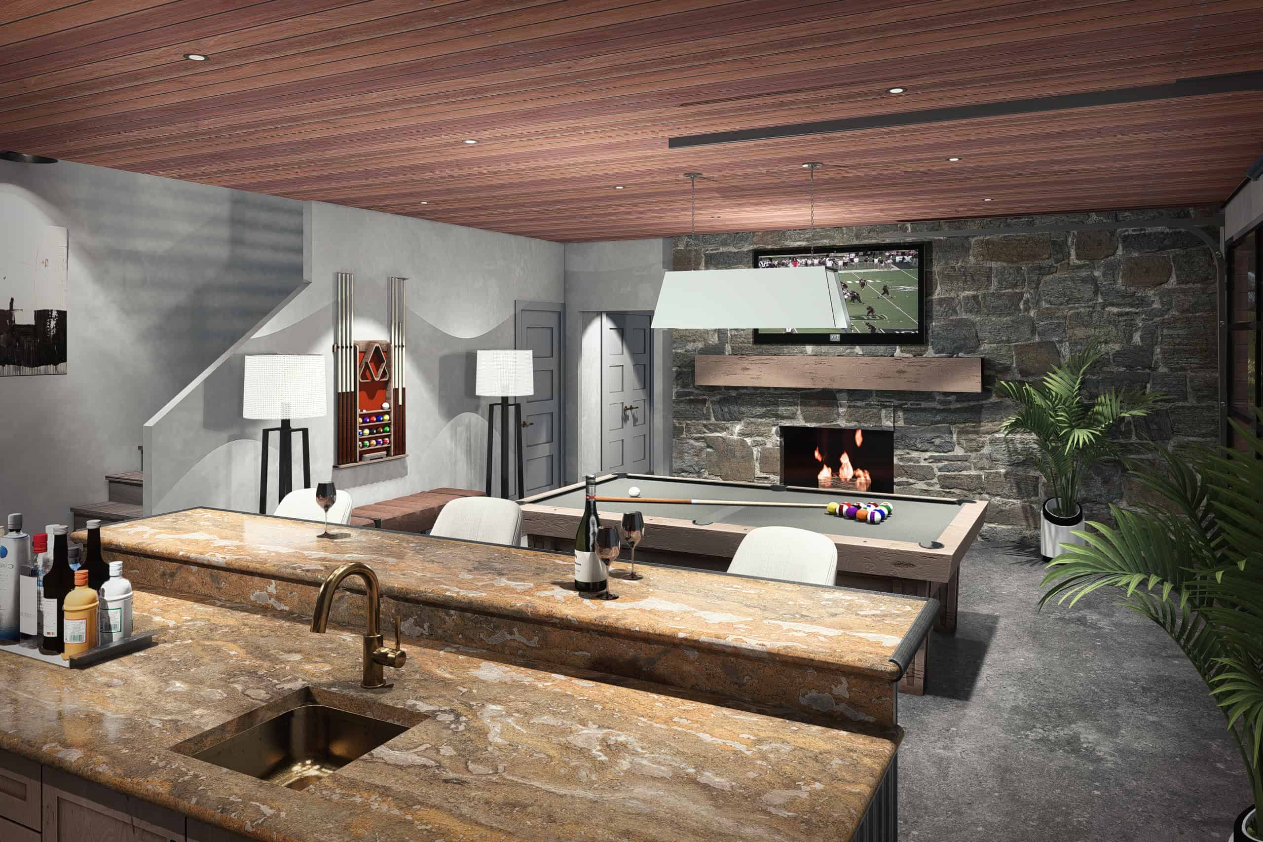 Game Room of this 3-Bedroom,1550 Sq Ft Plan -117-1147