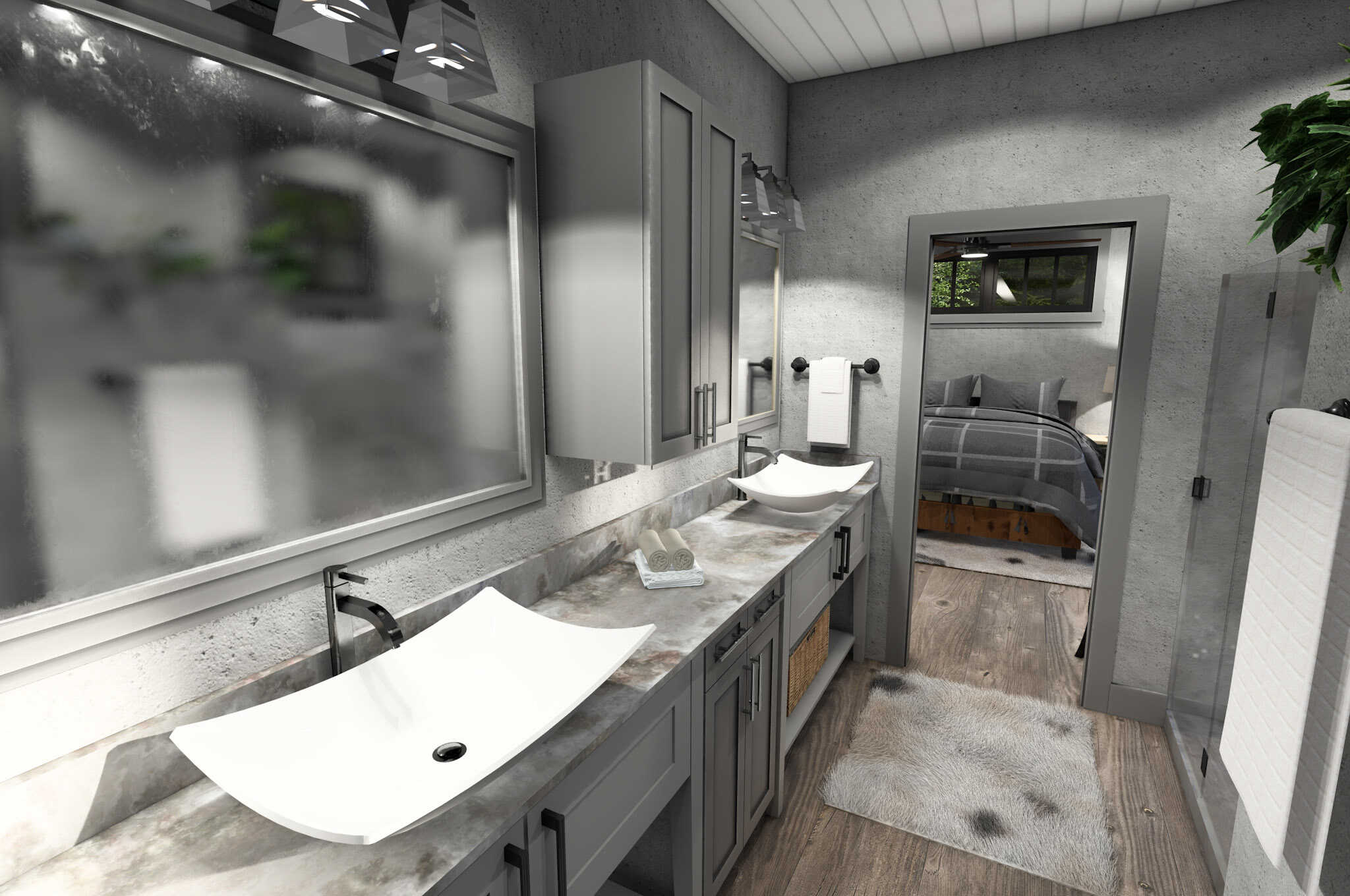 Master Bathroom: Sink/Vanity of this 4-Bedroom,1428 Sq Ft Plan -117-1148