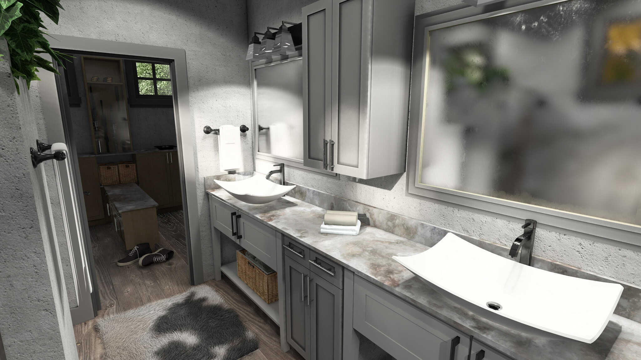 Master Bathroom: Sink/Vanity of this 4-Bedroom,1428 Sq Ft Plan -117-1148
