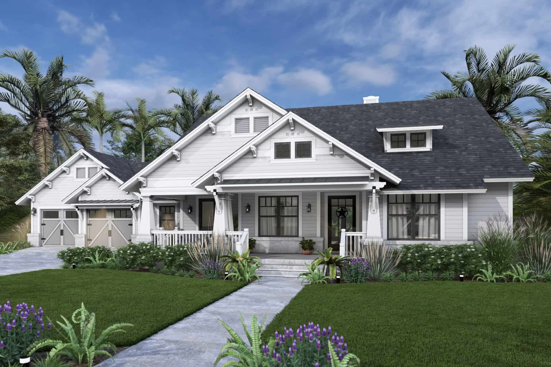 Front View of this 3-Bedroom,2036 Sq Ft Plan -117-1149