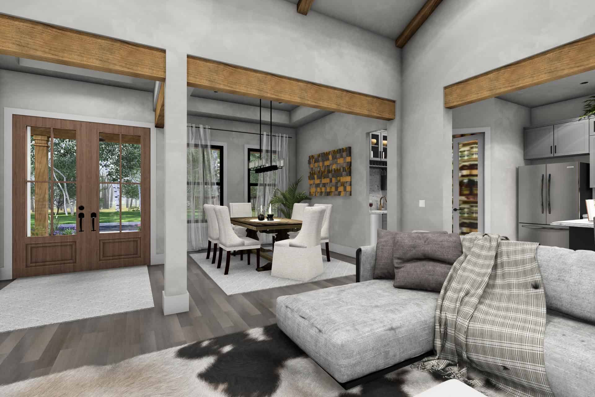 Family Room of this 3-Bedroom,2093 Sq Ft Plan -117-1150