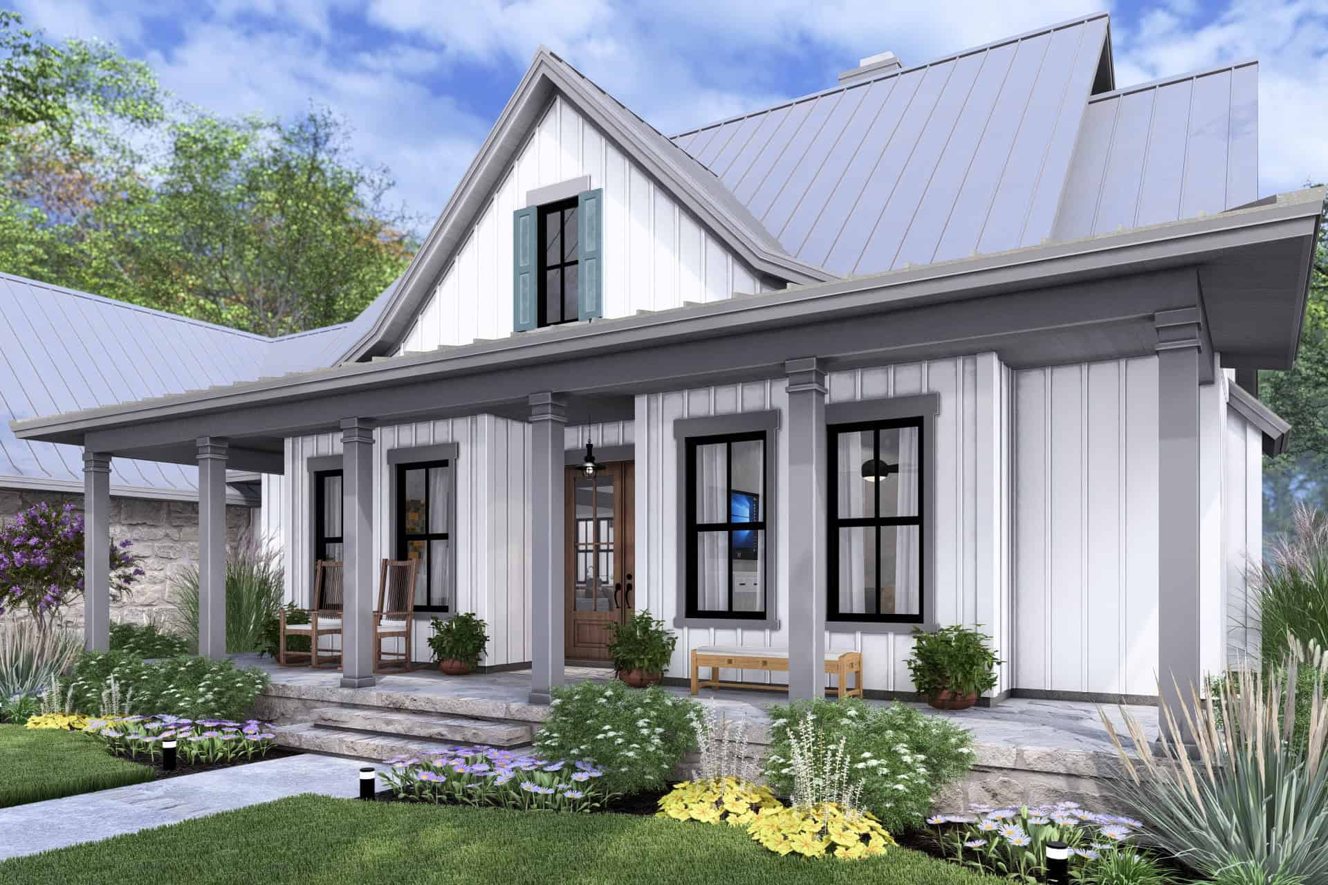 Porch of this 3-Bedroom,2093 Sq Ft Plan -117-1150