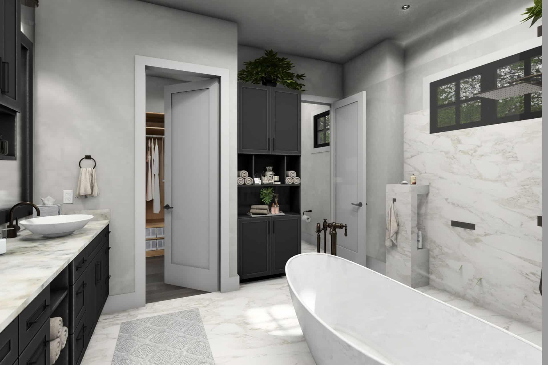 Master Bathroom of this 3-Bedroom,2093 Sq Ft Plan -117-1150