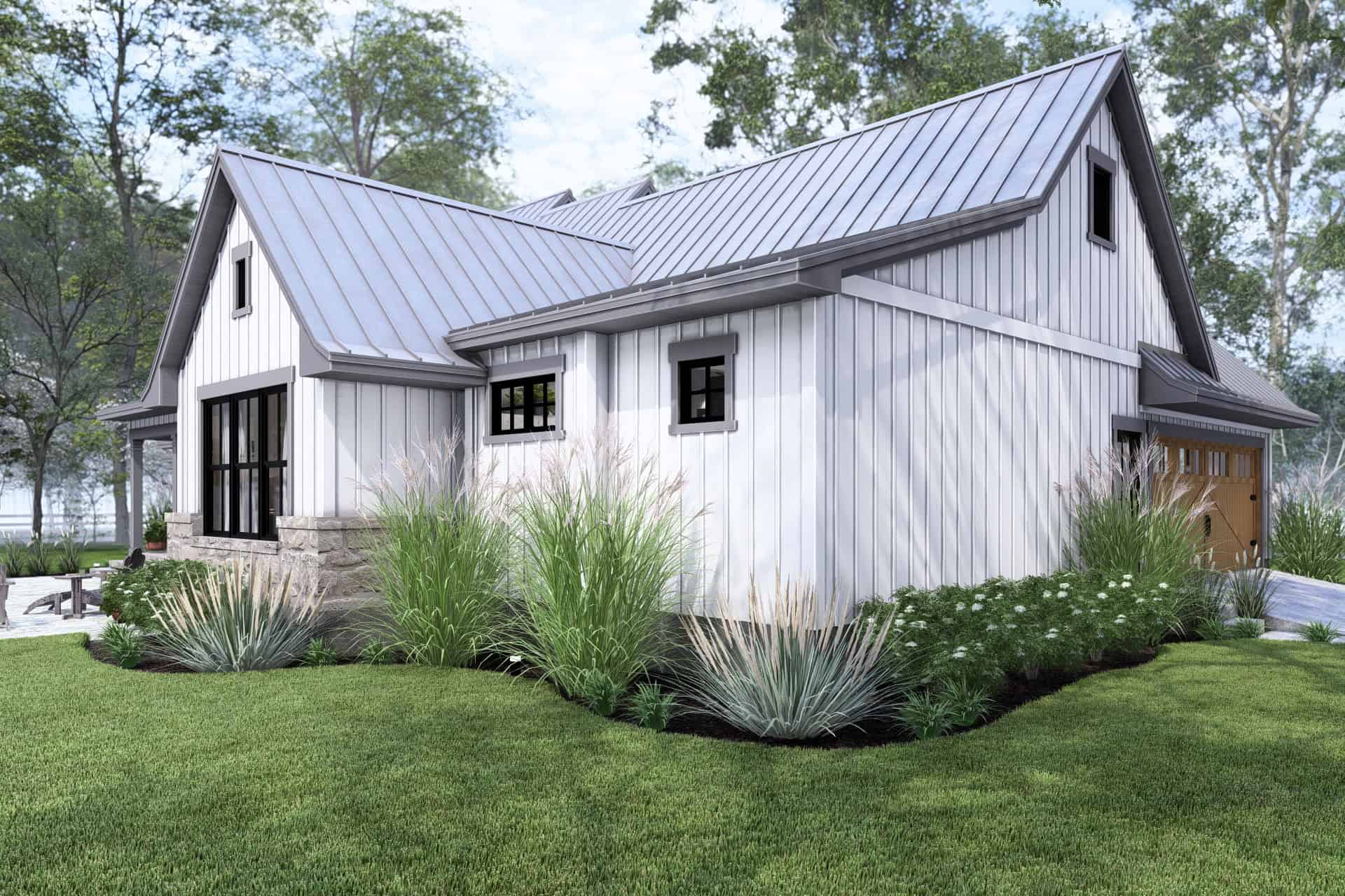 Rear View of this 3-Bedroom,2093 Sq Ft Plan -117-1150