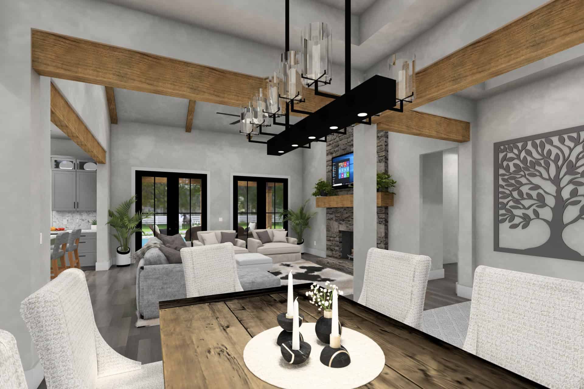 Dining Room of this 3-Bedroom,2093 Sq Ft Plan -117-1150