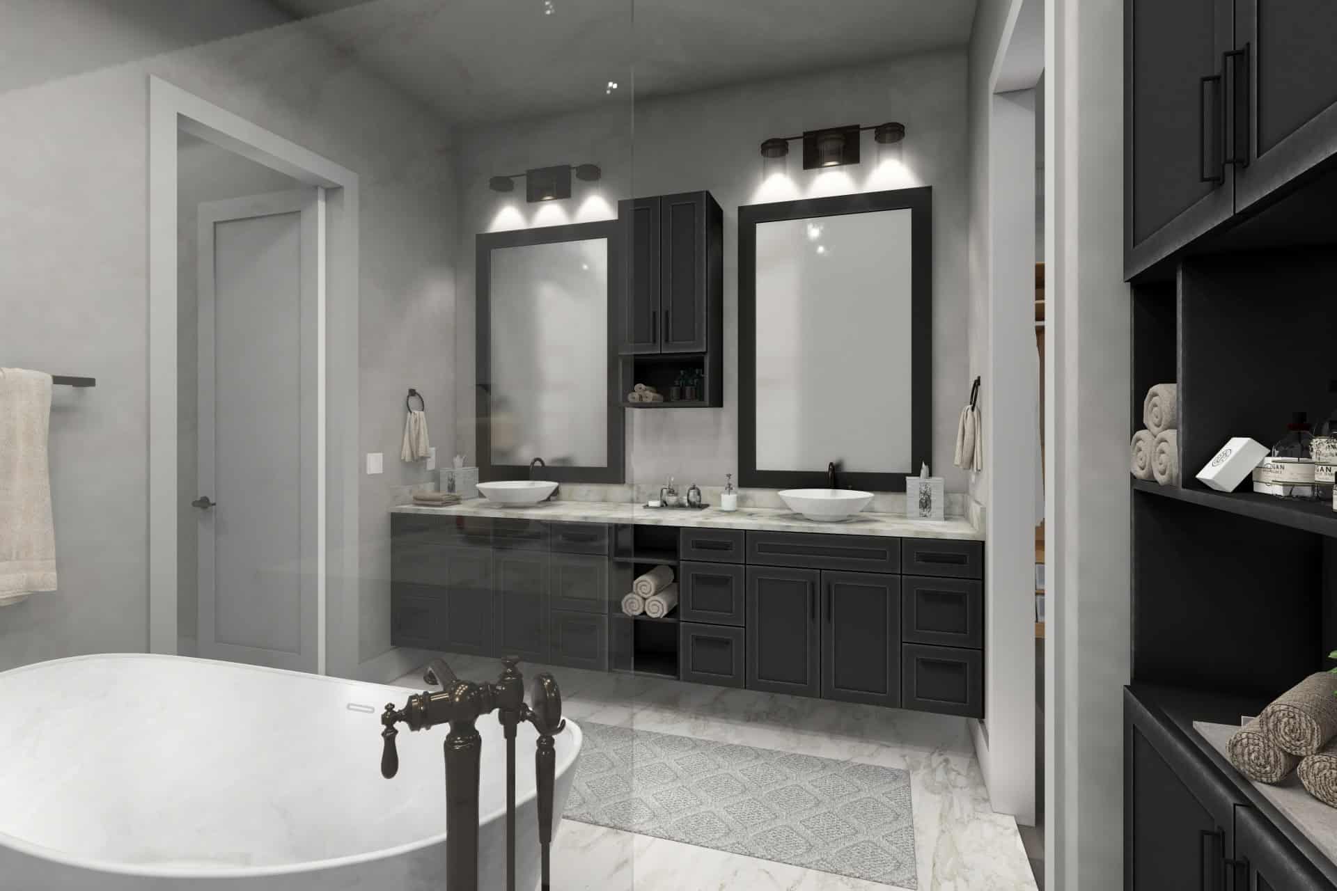 Master Bathroom of this 3-Bedroom,2093 Sq Ft Plan -117-1150