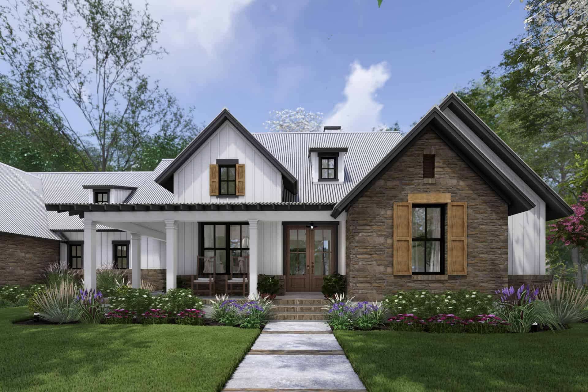 Front Door of this 4-Bedroom,2385 Sq Ft Plan -117-1151