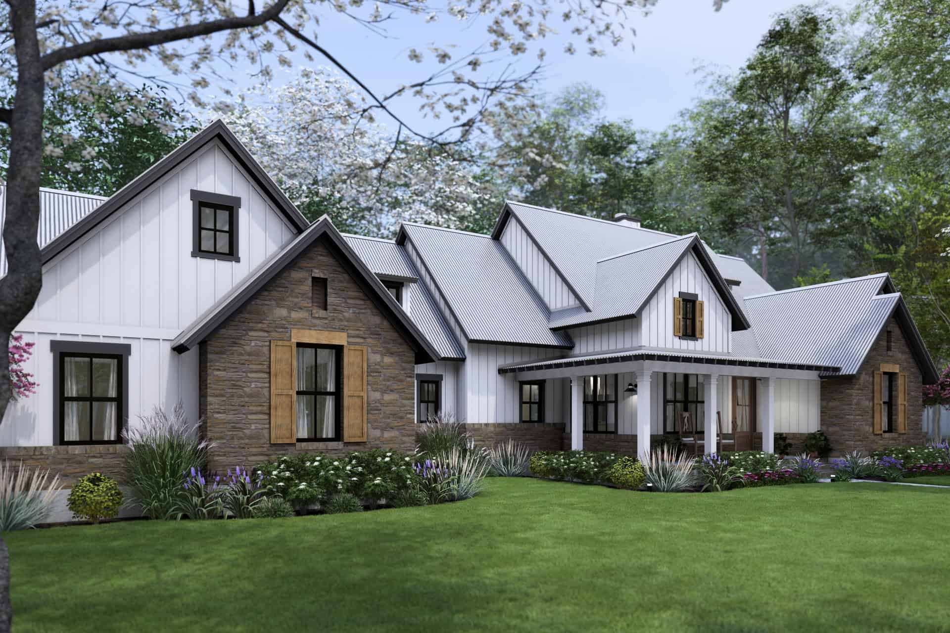 Left Side View of this 4-Bedroom,2385 Sq Ft Plan -117-1151