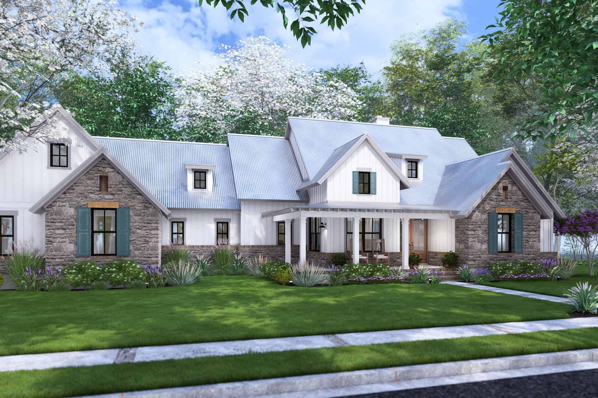 Left Side View of this 4-Bedroom,2385 Sq Ft Plan -117-1152