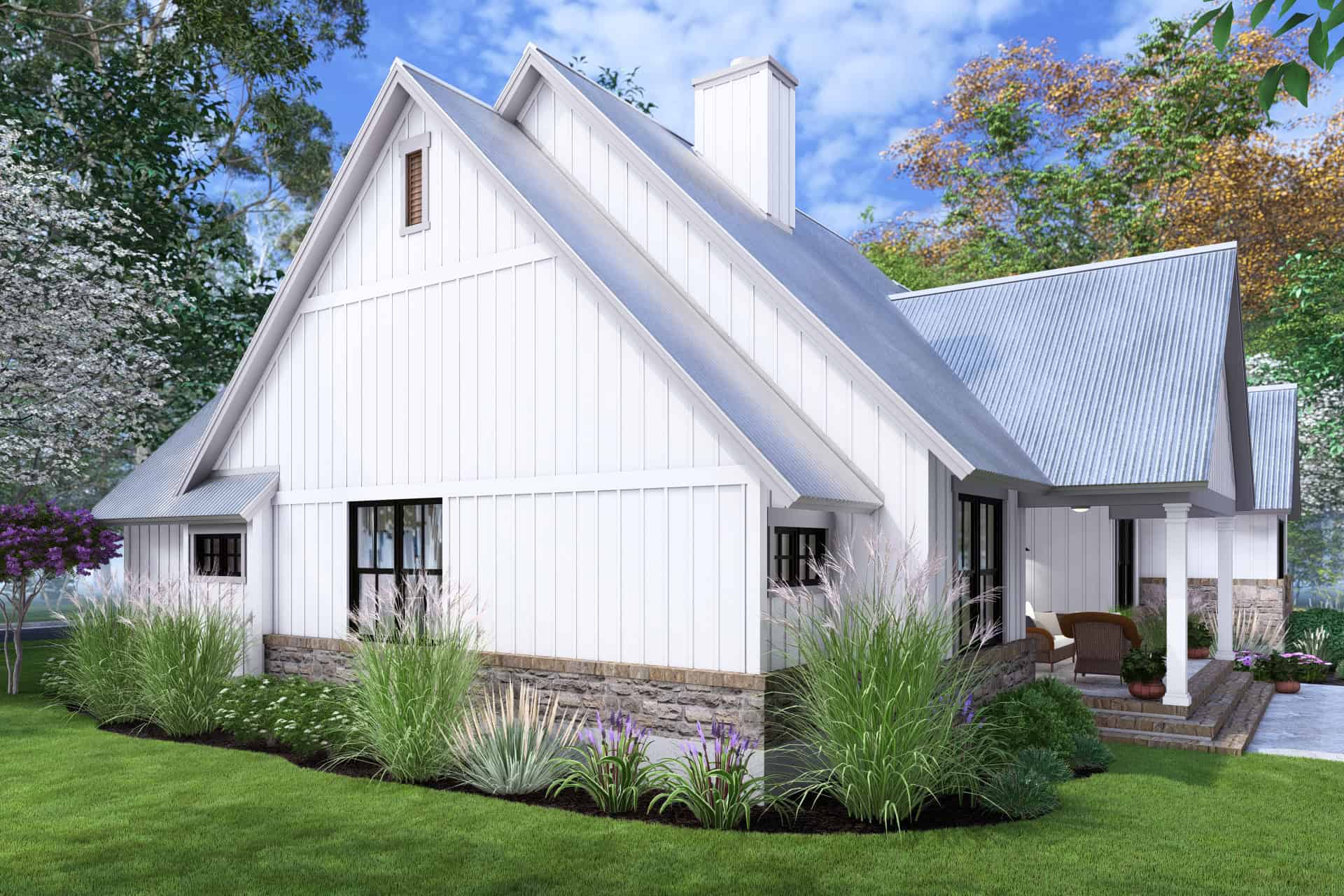 Right Side View of this 4-Bedroom,2385 Sq Ft Plan -117-1152