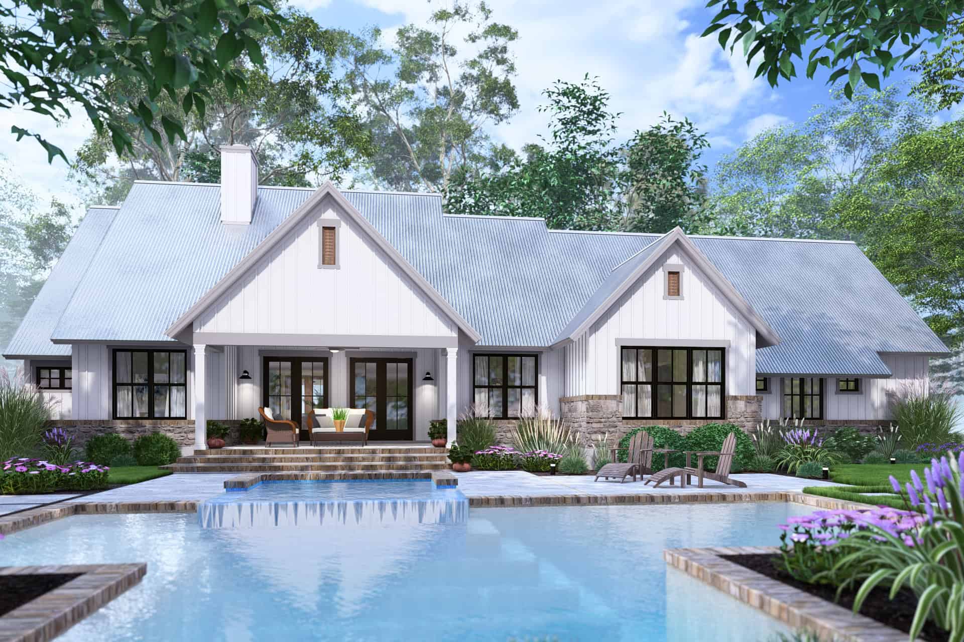 Pool of this 4-Bedroom,2385 Sq Ft Plan -117-1152