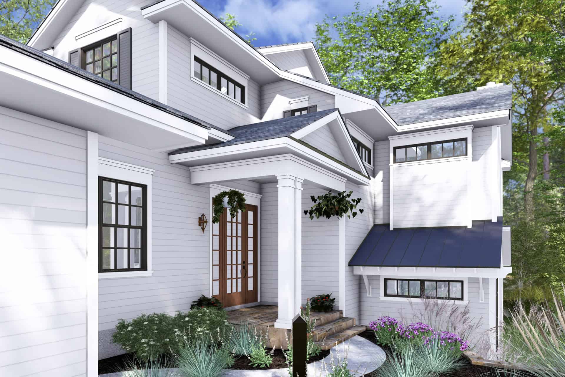 Right Side View of this 6-Bedroom,3597 Sq Ft Plan -117-1153