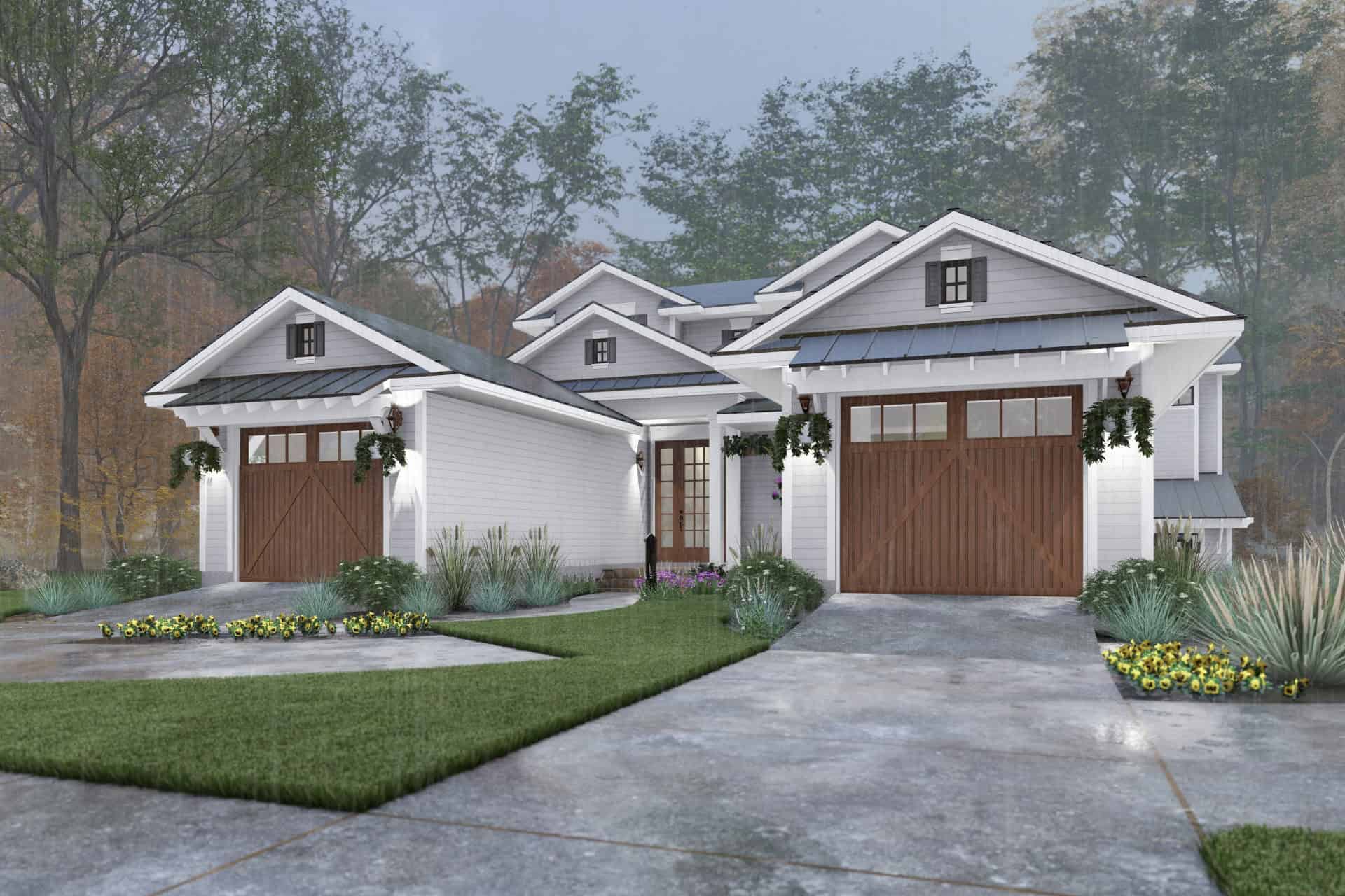 Front View of this 6-Bedroom,3597 Sq Ft Plan -117-1153