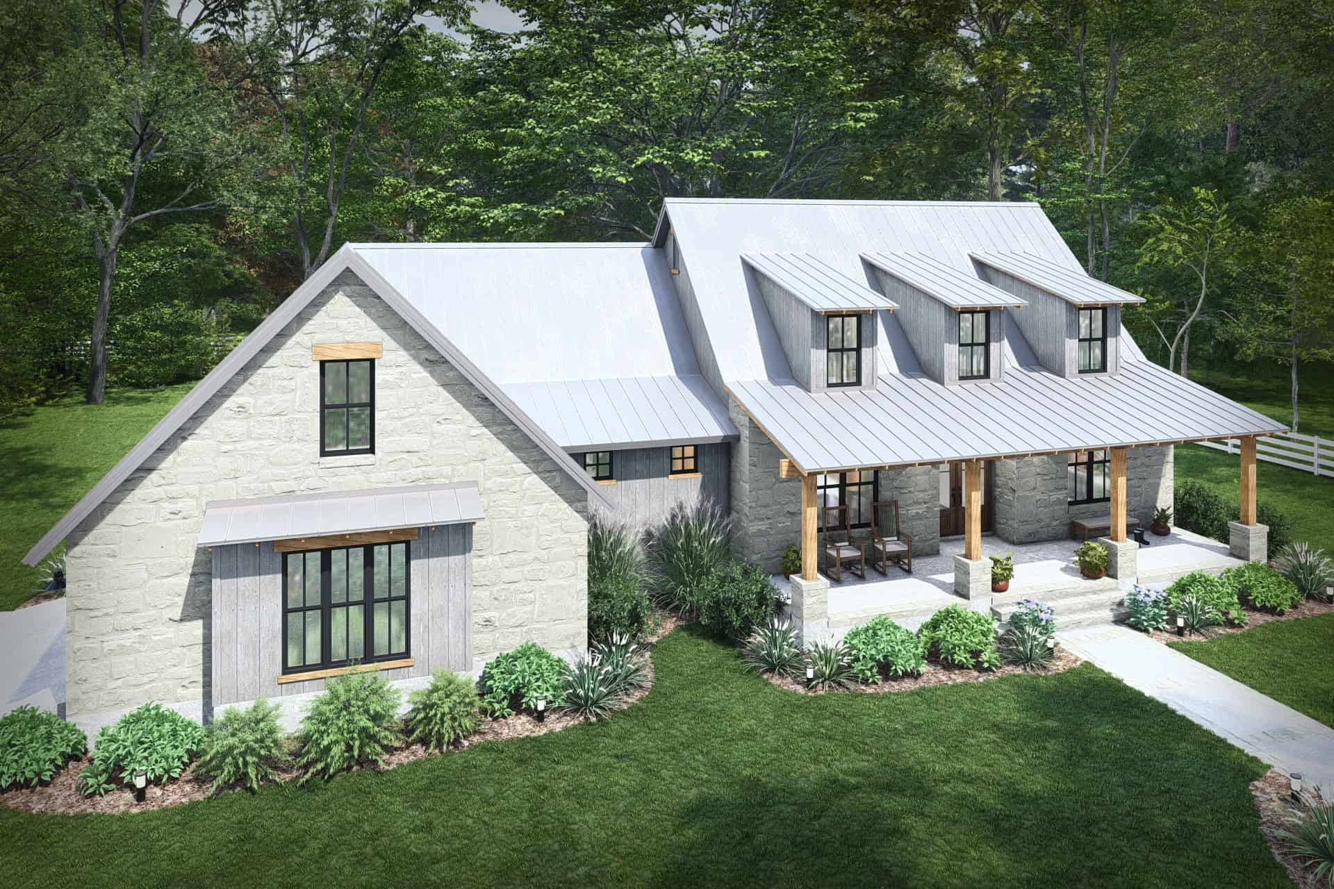Aerial View of this 3-Bedroom,2256 Sq Ft Plan -117-1154