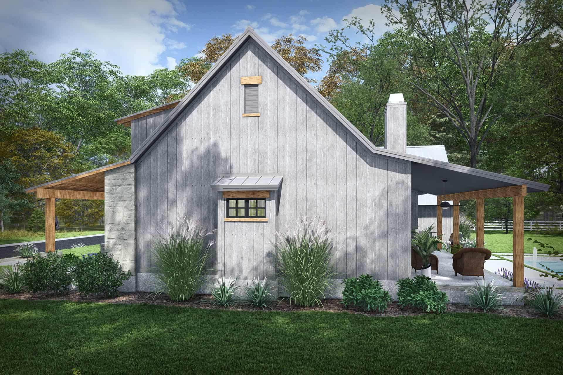 Right Side View of this 3-Bedroom,2256 Sq Ft Plan -117-1154