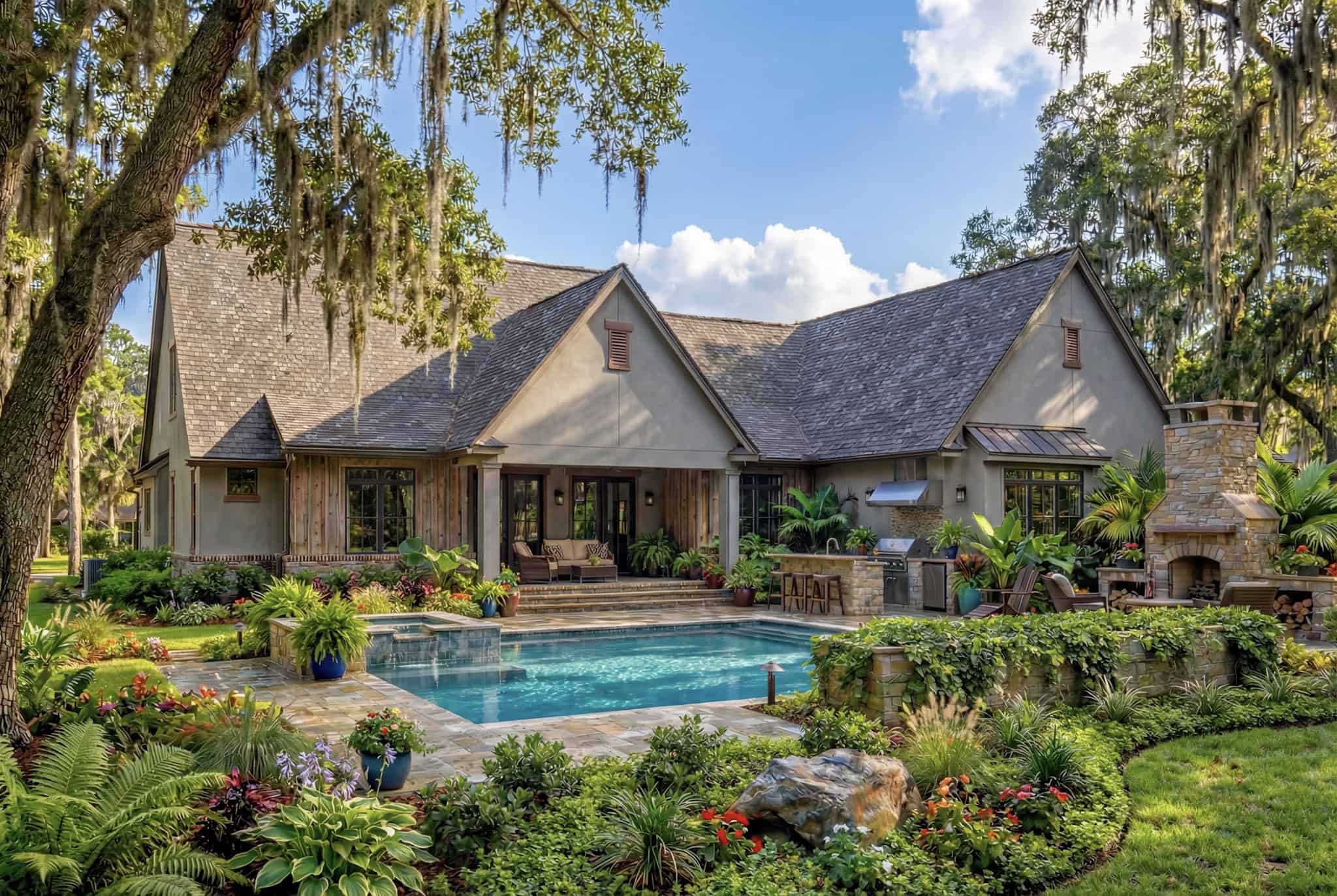 Rear View of this 4-Bedroom,2404 Sq Ft Plan -117-1155