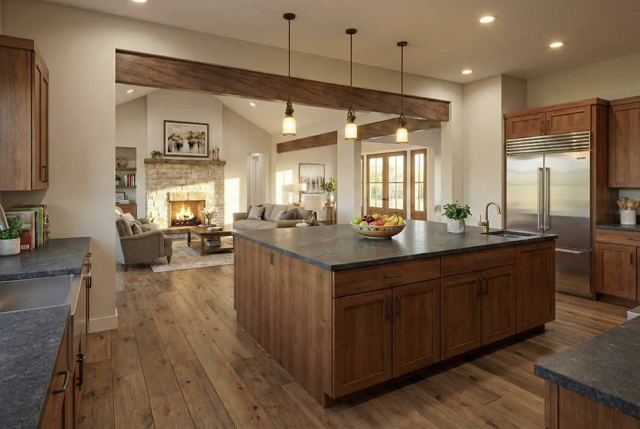 Kitchen: Kitchen Island of this 4-Bedroom,2690 Sq Ft Plan -117-1156