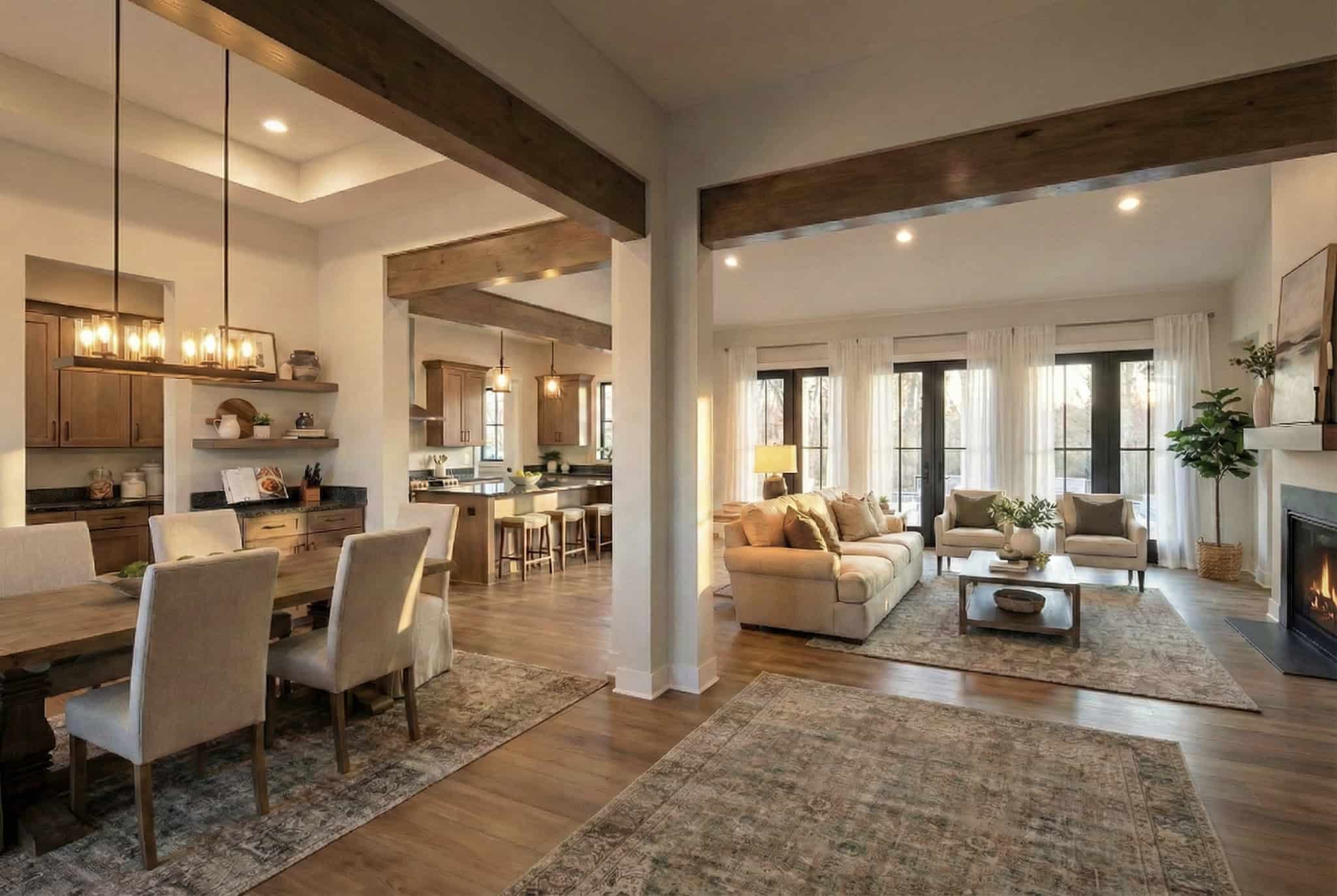 Living Room of this 4-Bedroom,2690 Sq Ft Plan -117-1156