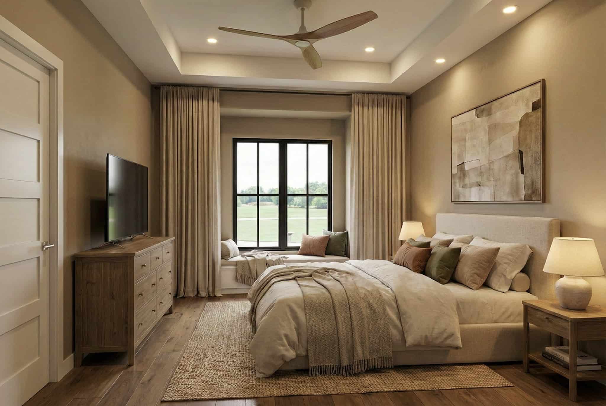 Bedroom of this 4-Bedroom,2690 Sq Ft Plan -117-1156