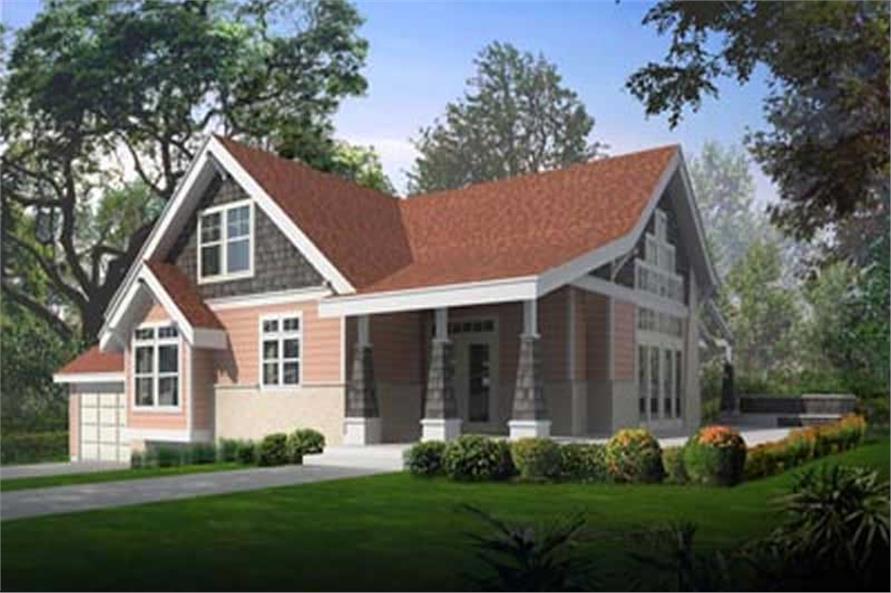Front Elevation of this 4-Bedroom,2131 Sq Ft Plan -2131
