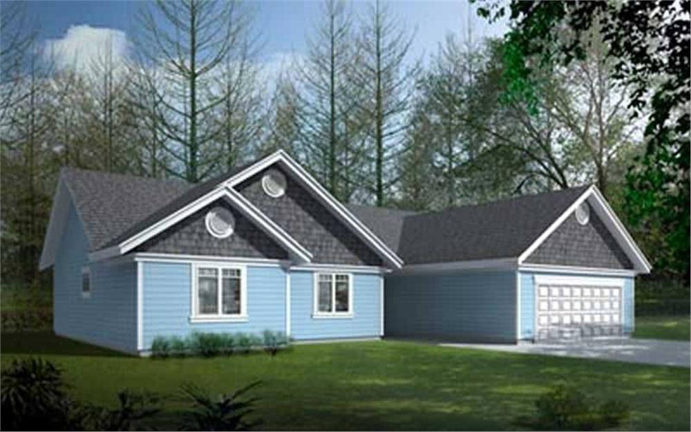 Main image for house plan # 16966