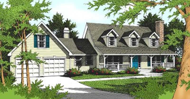 Main image for house plan # 2078