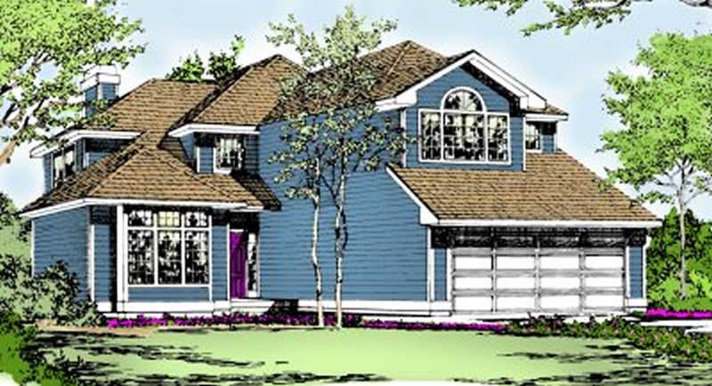 Main image for house plan # 2072