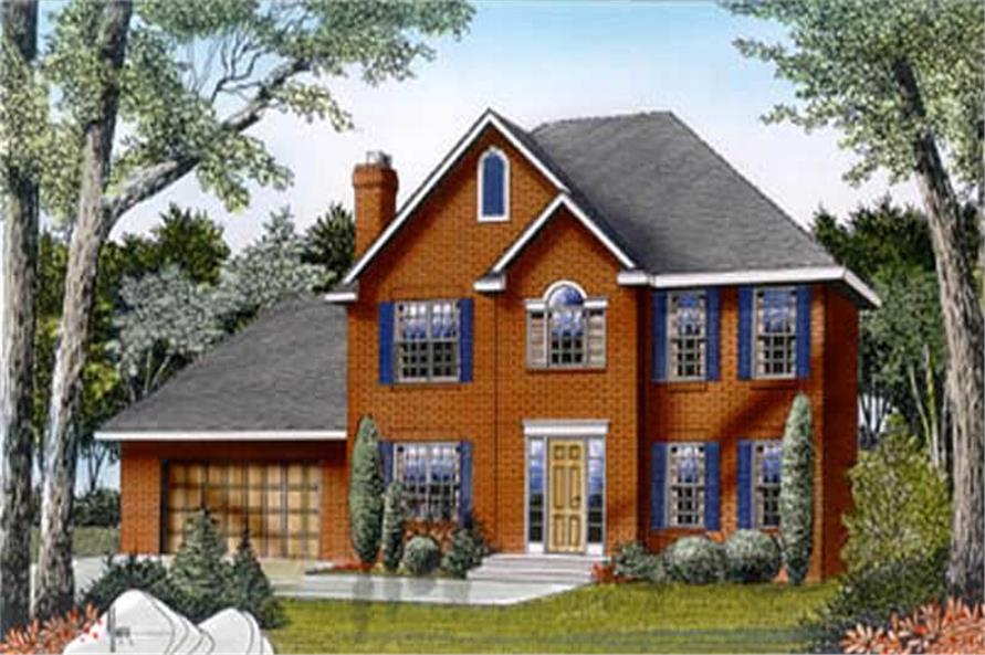 3-Bedroom, 2052 Sq Ft Contemporary House Plan - 119-1072 - Front Exterior